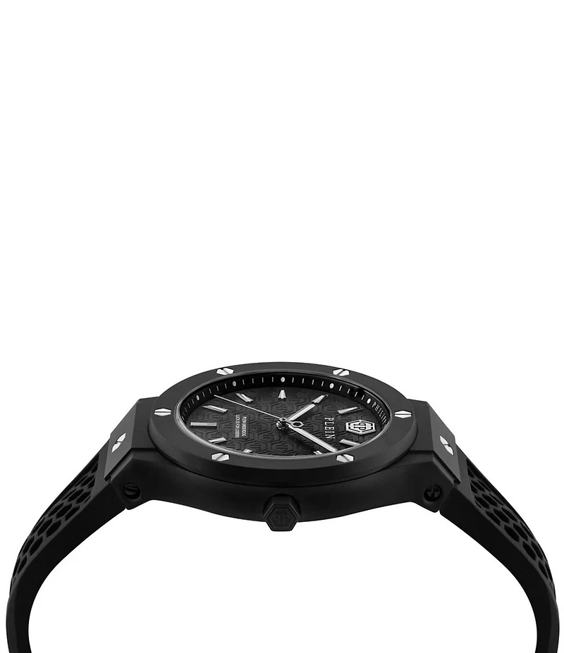 Philipp Plein Men's Plein Underdog Mechanical Automatic Silicone Strap Watch