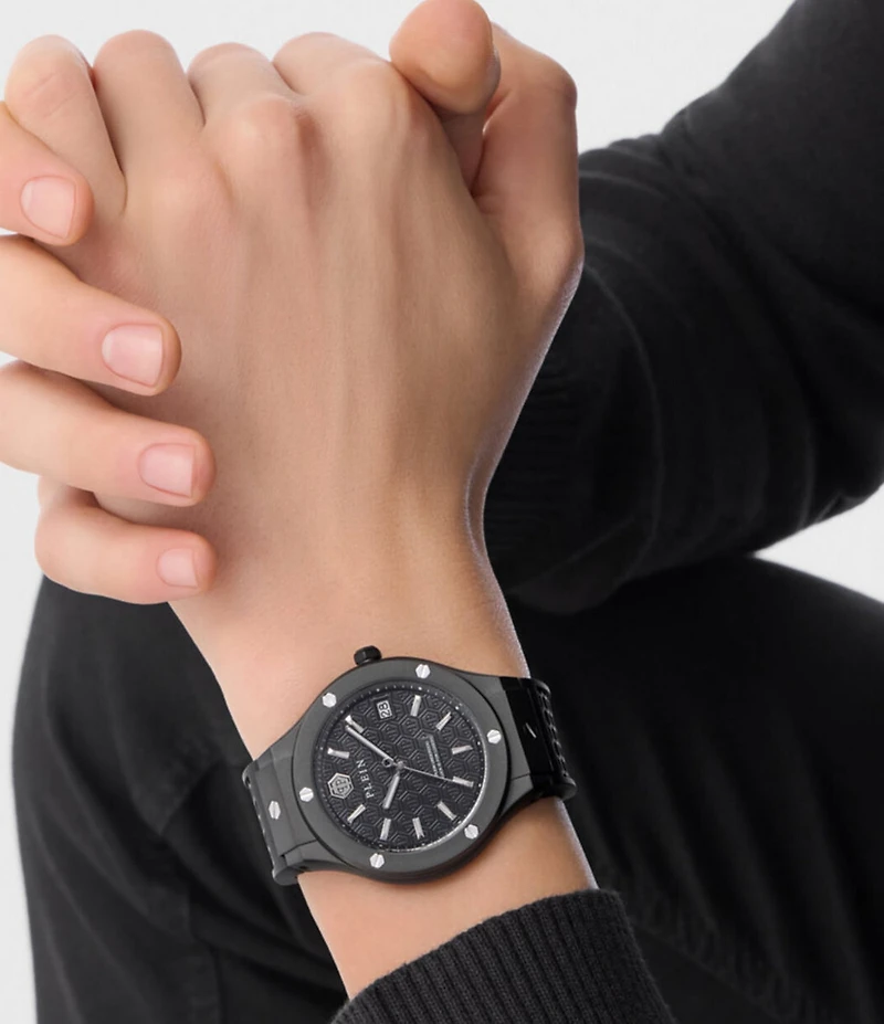 Philipp Plein Men's Plein Underdog Mechanical Automatic Silicone Strap Watch