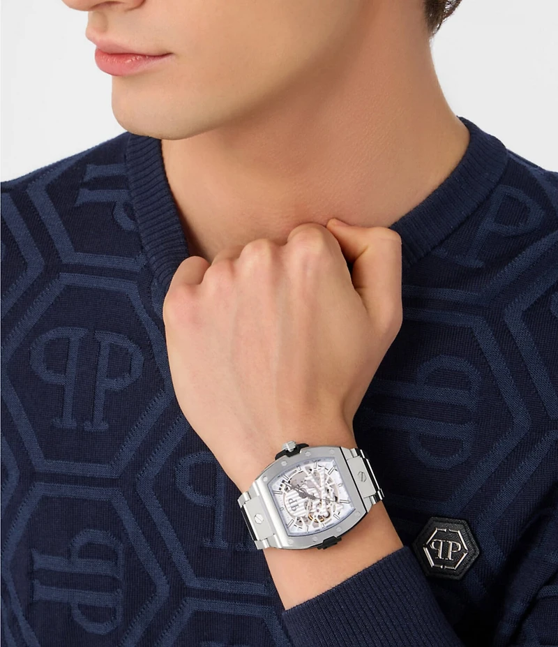 Philipp Plein Men's The Keleton 2.0 Automatic Stainless Steel Bracelet Watch