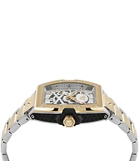Philipp Plein Men's The Keleton 2.0 Automatic Two Tone Stainless Steel Bracelet Watch