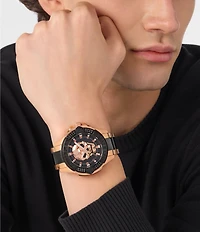 Philipp Plein Men's The Kull Analog Two Tone Stainless Steel Bracelet Watch