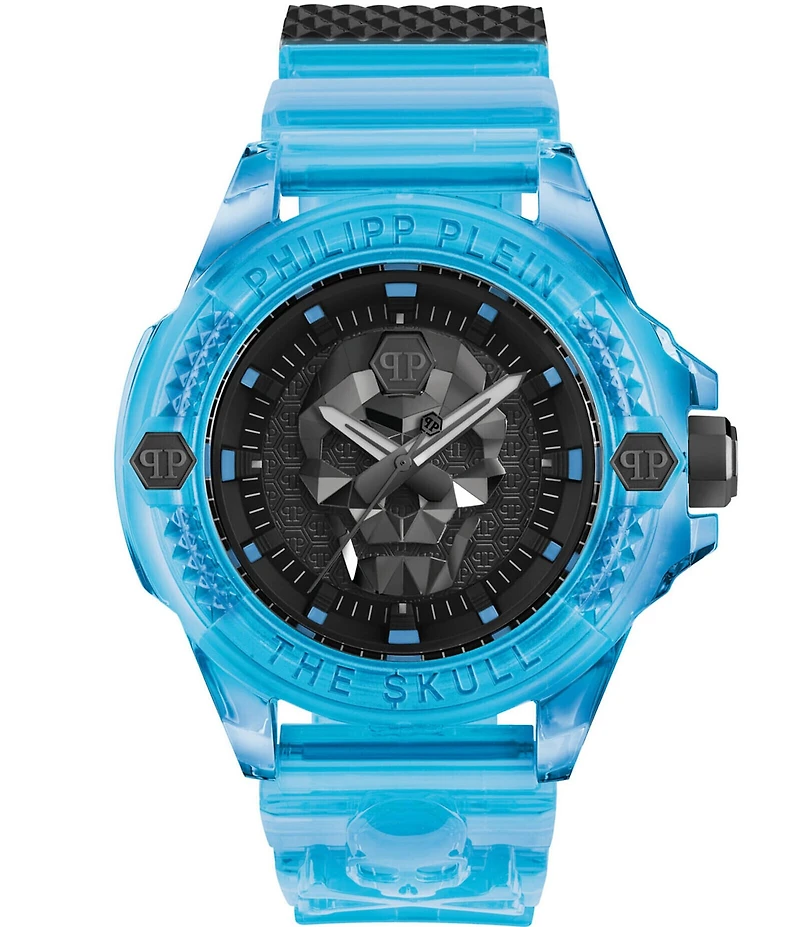 Philipp Plein Men's The Kull Scuba Duba Edition Analog Silicone Strap Watch