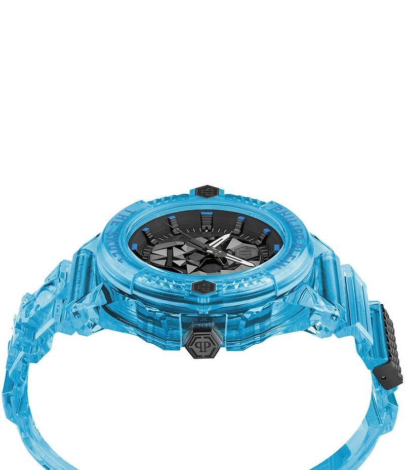 Philipp Plein Men's The Kull Scuba Duba Edition Analog Silicone Strap Watch