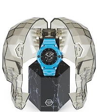 Philipp Plein Men's The Kull Scuba Duba Edition Analog Silicone Strap Watch