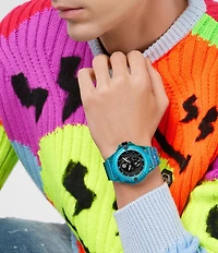 Philipp Plein Men's The Kull Scuba Duba Edition Analog Silicone Strap Watch
