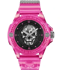 Philipp Plein Men's The Kull Scuba Duba Edition Analog Silicone Strap Watch