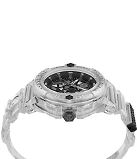 Philipp Plein Men's The Kull Synthetic Quartz Analog Grey Silicone Strap Watch