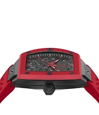 Philipp Plein Men's The Skeleton Automatic Silicone Strap Watch