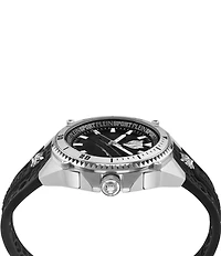 Philipp Plein Men's Thunder Force Analog Metal Silicone Strap Watch