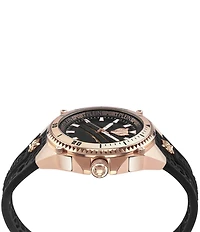 Philipp Plein Men's Thunder Force Analog Metal Silicone Strap Watch
