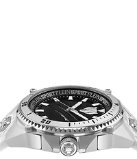 Philipp Plein Men's Thunder Force Analog Metal Silicone Strap Watch