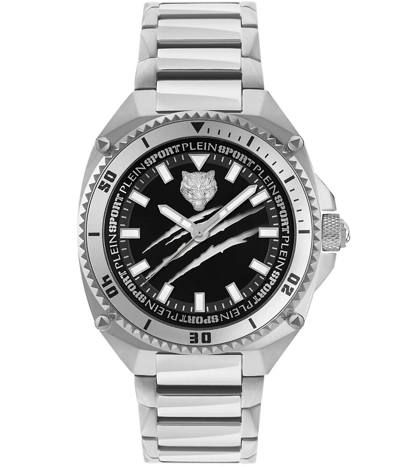Philipp Plein Men's Thunder Force Analog Stainless Steel Bracelet 47mm Watch