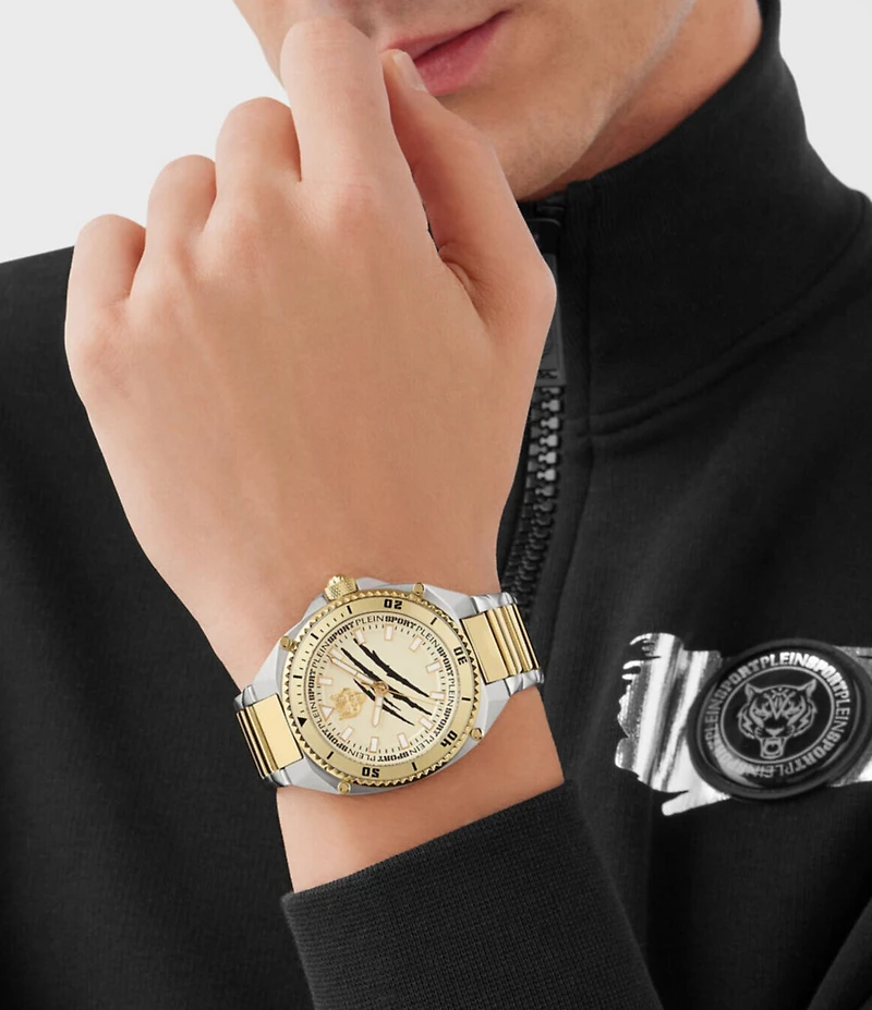 Philipp Plein Men's Thunder Force Analog Stainless Steel Bracelet 47mm Watch