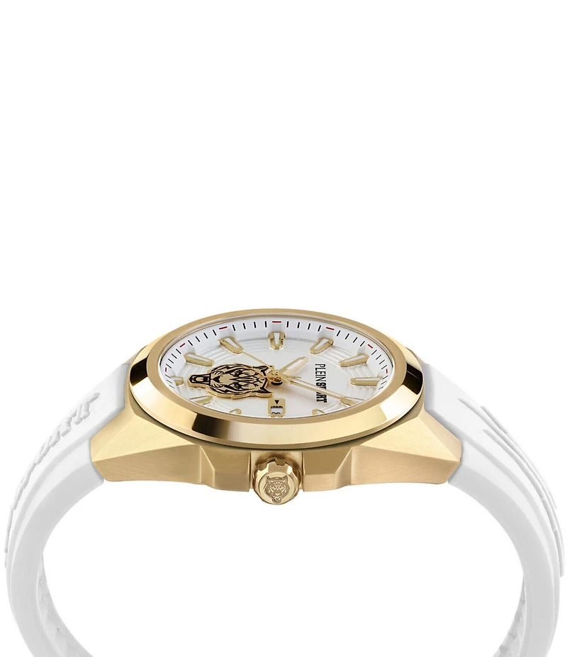 Philipp Plein Men's Tigermaster Automatic Silicone Strap Watch