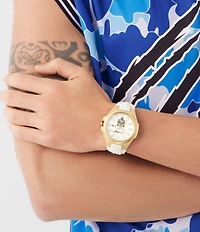 Philipp Plein Men's Tigermaster Automatic Silicone Strap Watch