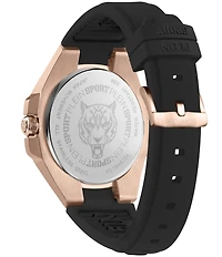 Philipp Plein Men's Tigermaster Automatic Silicone Strap Watch