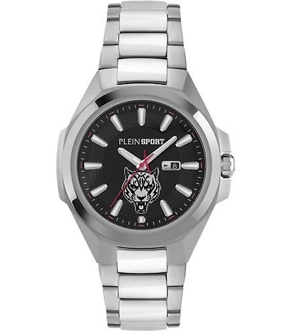 Philipp Plein Men's Tigermaster Automatic Stainless Steel Bracelet 47mm Watch