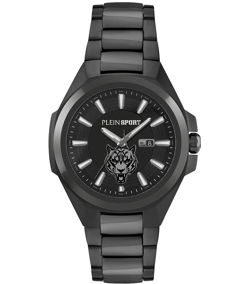 Philipp Plein Men's Tigermaster Automatic Stainless Steel Bracelet 47mm Watch