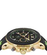 Philipp Plein Men's Warrior Tech Chronograph Silicone Strap 47mm Watch
