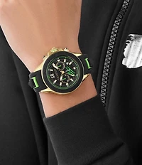 Philipp Plein Men's Warrior Tech Chronograph Silicone Strap 47mm Watch