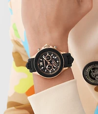 Philipp Plein Men's Warrior Tech Chronograph Silicone Strap 47mm Watch
