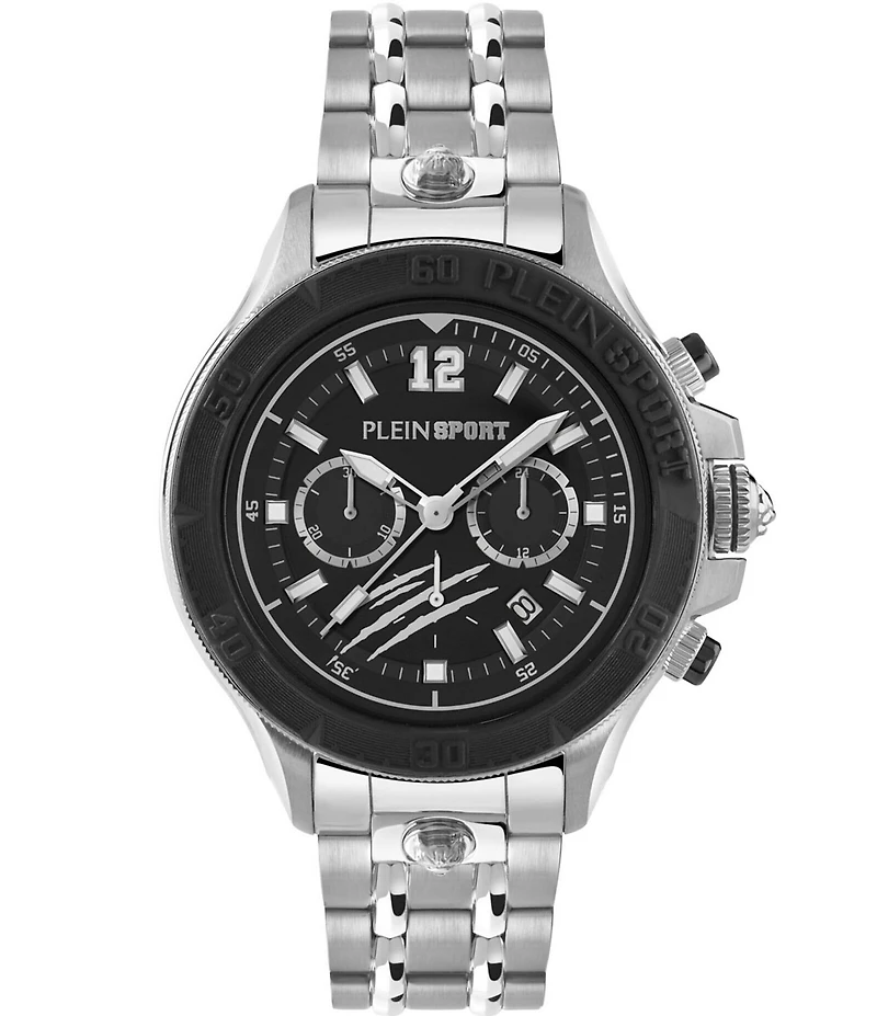 Philipp Plein Men's Warrior Tech Chronograph Stainless Steel Bracelet Watch