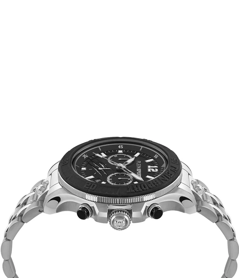 Philipp Plein Men's Warrior Tech Chronograph Stainless Steel Bracelet Watch