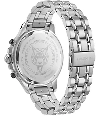 Philipp Plein Men's Warrior Tech Chronograph Stainless Steel Bracelet Watch