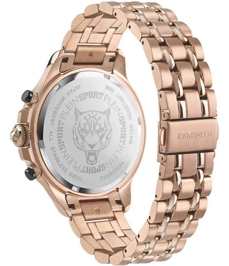 Philipp Plein Men's Warrior Tech Chronograph Stainless Steel Bracelet Watch