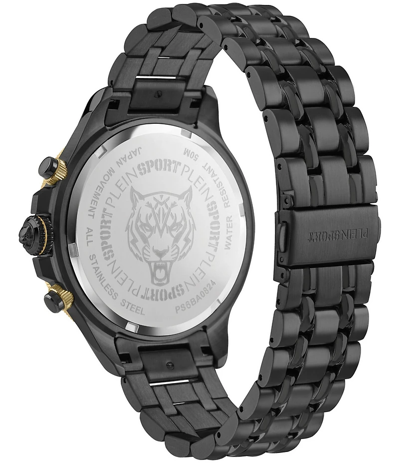 Philipp Plein Men's Warrior Tech Chronograph Stainless Steel Bracelet Watch