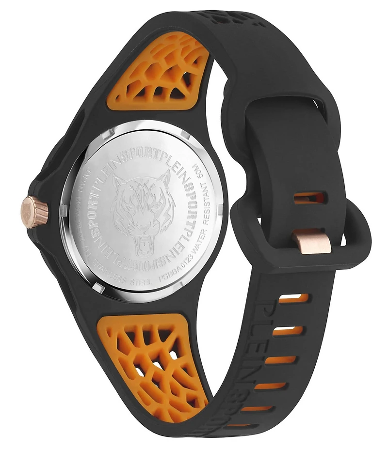Philipp Plein Thunderstorm Orange and Black Chronograph Men's Watch
