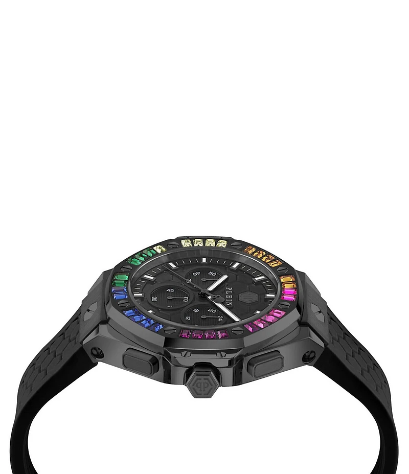 Philipp Plein Women's Chrono Royal Silicone Strap Watch