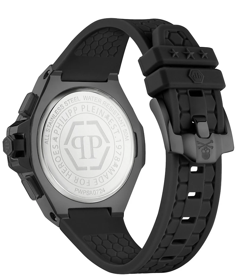 Philipp Plein Women's Chrono Royal Silicone Strap Watch