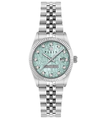Philipp Plein Women's Date Superlative Mechanical Automatic Stainless Steel Bracelet Watch