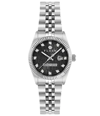 Philipp Plein Women's Date Superlative Mechanical Automatic Stainless Steel Bracelet Watch