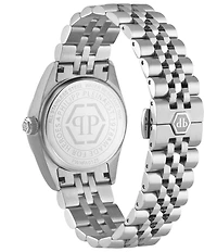 Philipp Plein Women's Date Superlative Mechanical Automatic Stainless Steel Bracelet Watch