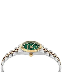 Philipp Plein Women's Date Superlative Mechanical Automatic Two Tone Stainless Steel Bracelet Watch