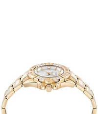 Philipp Plein Women's Plein Majesty Analog Gold Tone Stainless Steel Bracelet Watch