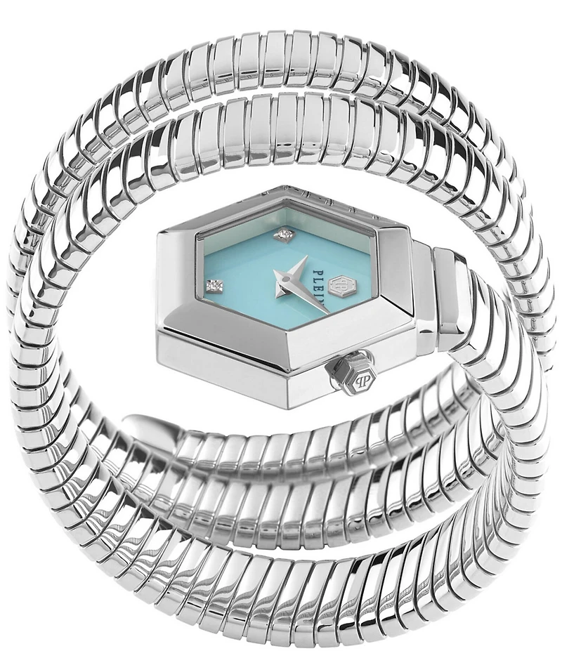 Philipp Plein Women's Snake Hexagon Analog Bracelet Watch