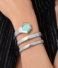 Philipp Plein Women's Snake Hexagon Analog Bracelet Watch
