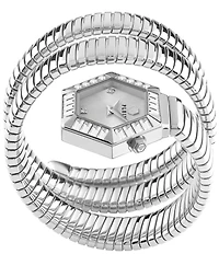 Philipp Plein Women's Snake Hexagon Crystal Analog Bracelet Watch