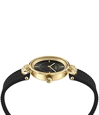 Philipp Plein Women's Supernova Analog Black Silicone Strap Watch
