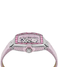 Philipp Plein Women's The Keleton 2.0 Automatic Leather Strap Watch