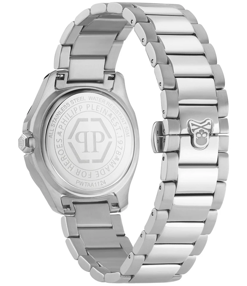 Philipp Plein Women's The Pectre Lady Crystal Analog Stainless Steel Bracelet Watch
