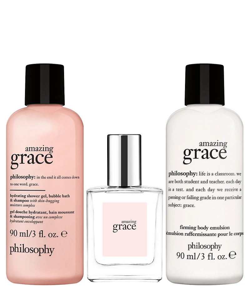 philosophy Amazing Grace Eau de Toilette Collection Trio Gift Set