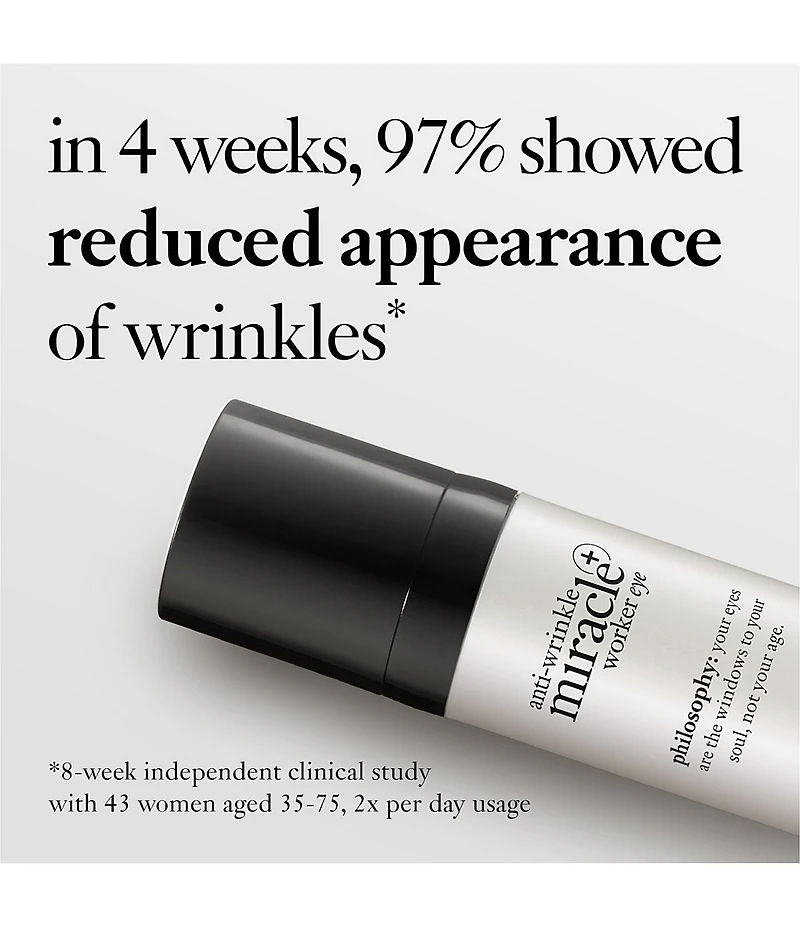 philosophy anti-wrinkle miracle worker eye +