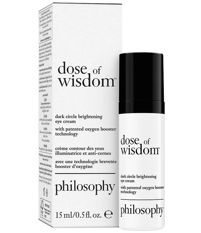 philosophy Dose Of Wisdom Dark Circle Brightening Eye Cream