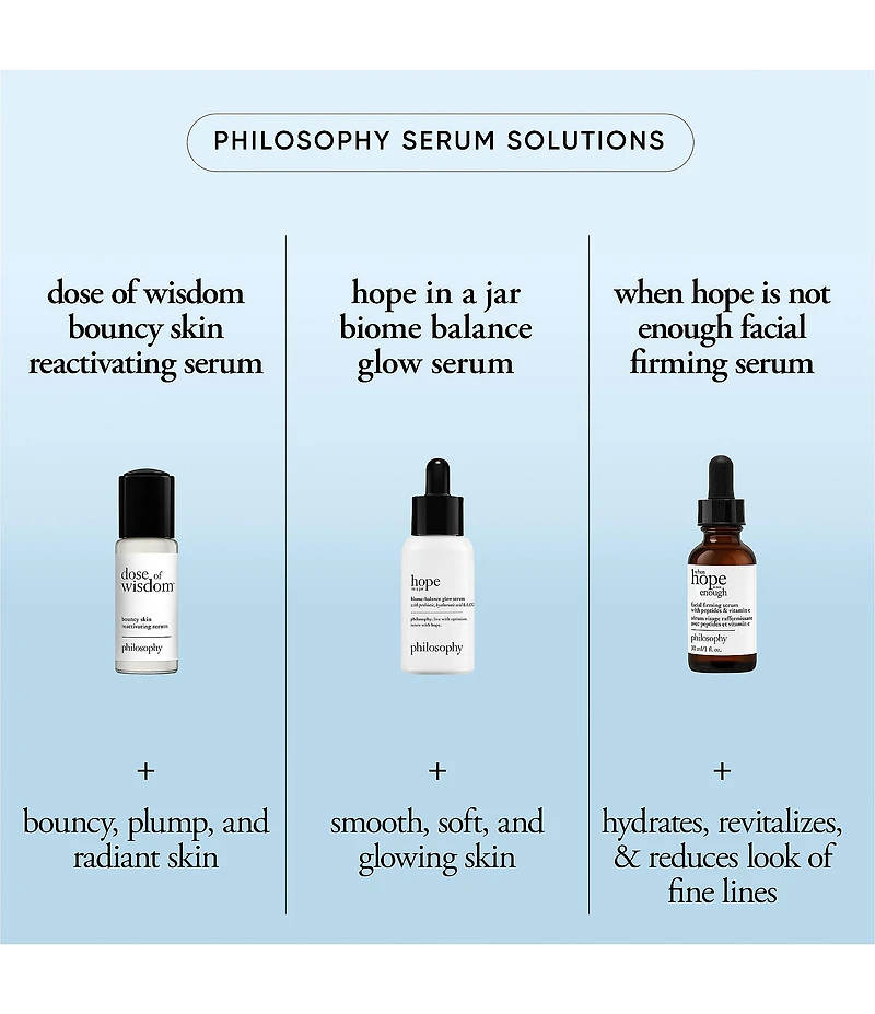 philosophy hope in a jar biome-balance glow serum