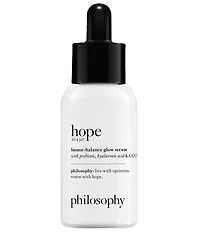 philosophy hope in a jar biome-balance glow serum