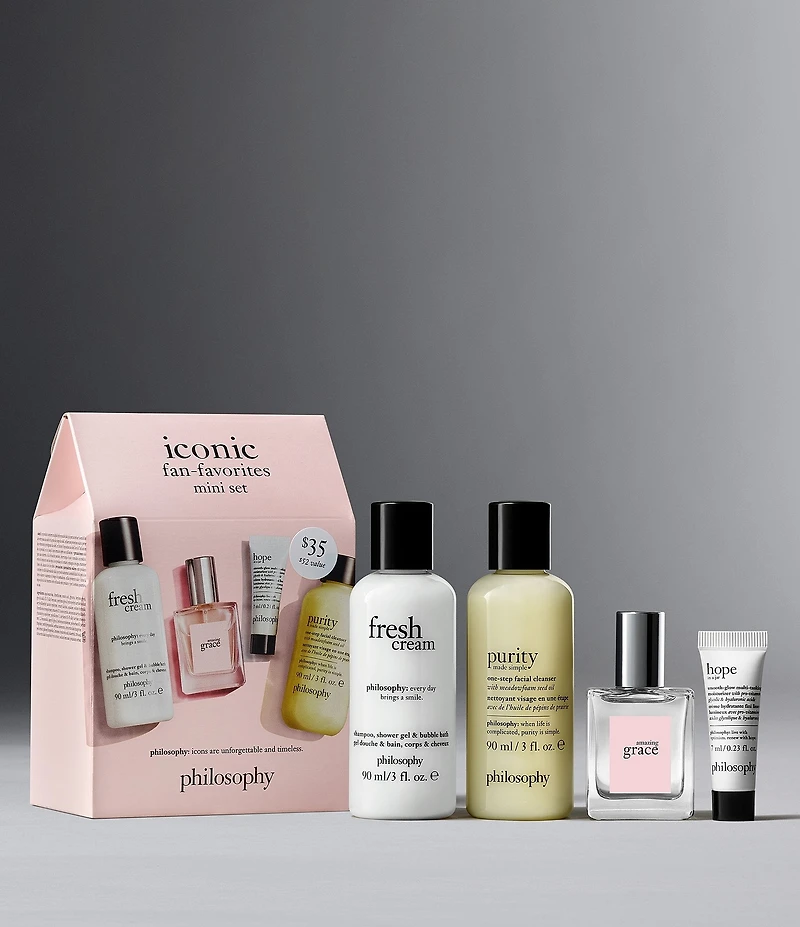 philosophy Iconic Fan-Favorite Mini Set, 4 Piece
